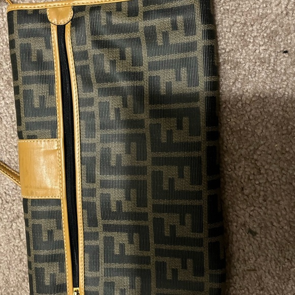 Vintage Fendi Bag. It is brown Fendi pattern. Like new!! - Picture 5 of 5